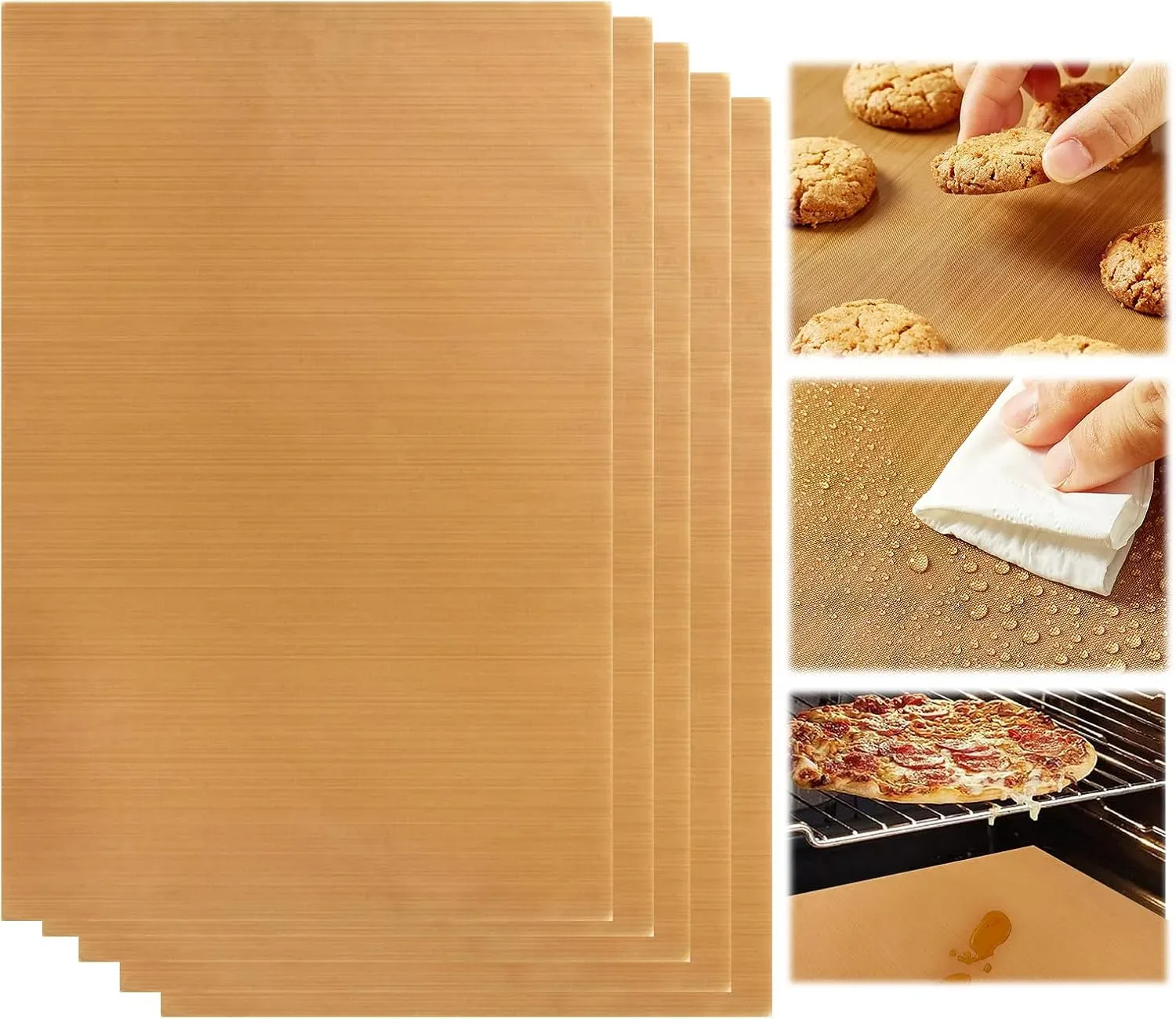 Feuille de cuisson réutilisable